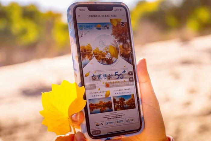 5G+智慧旅游VR 沉浸在家賞胡楊